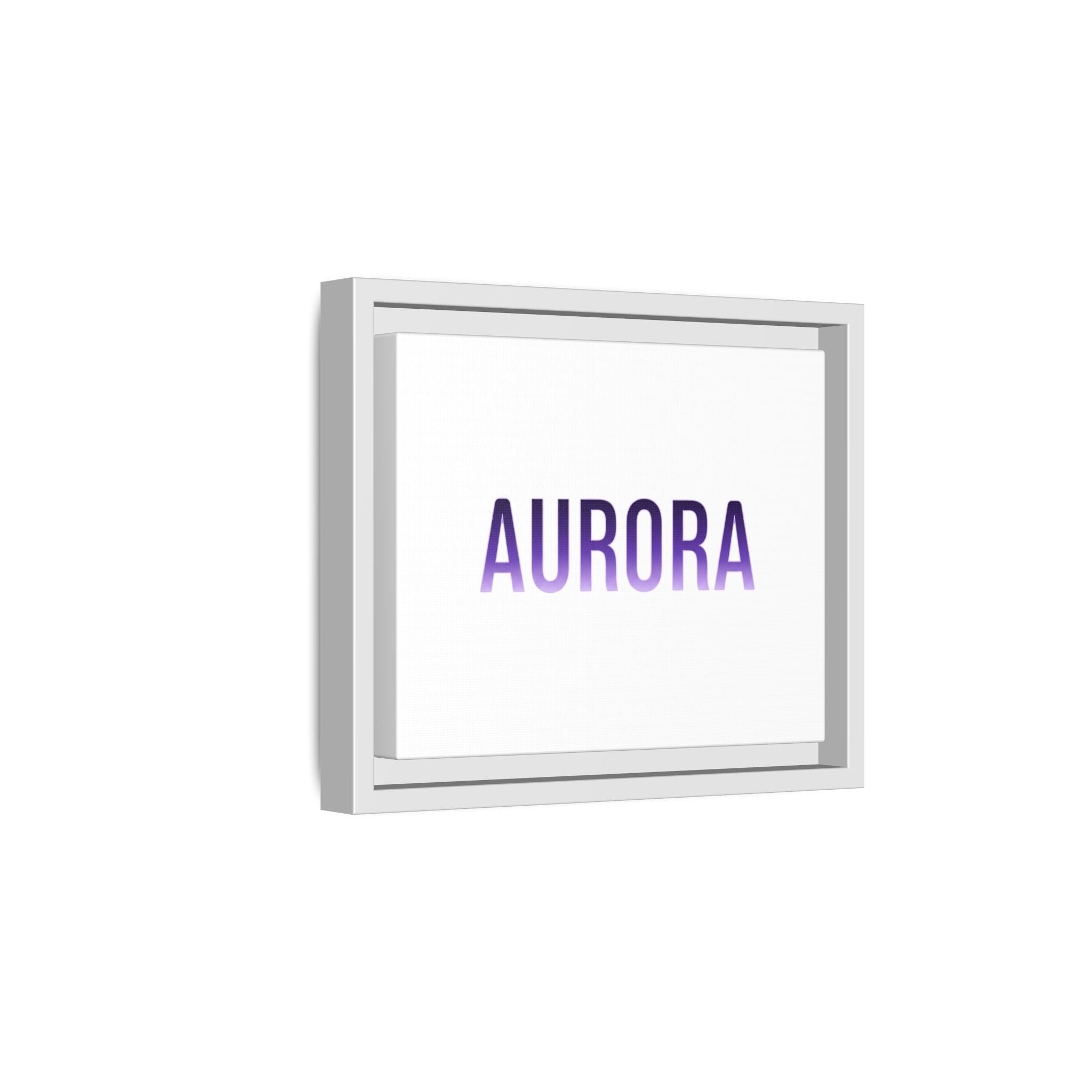 Matte Canvas, Framed (Multi-color)