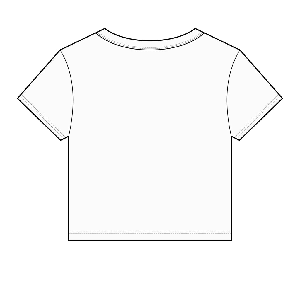Women's Micro Rib Baby Tee — Cropped Ribbed Baby Tee