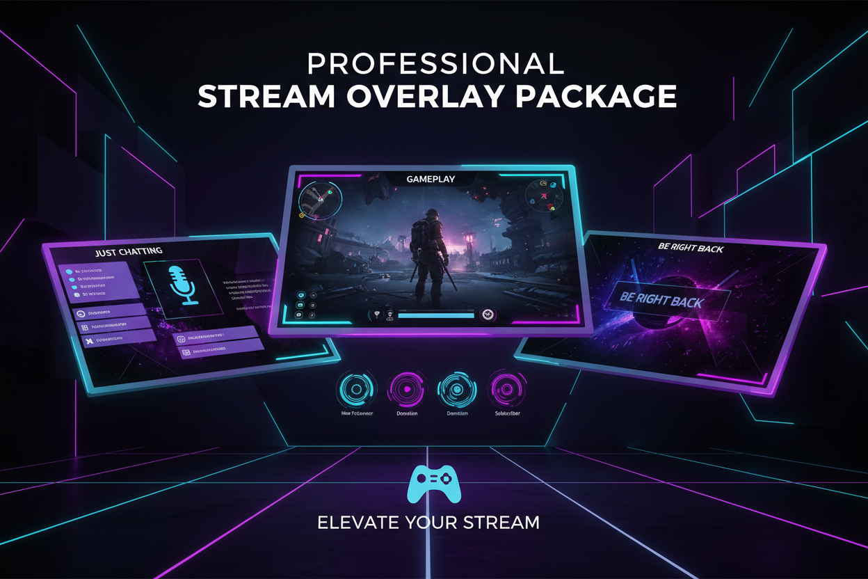 Custom OBS Stream Overlays & Alerts
